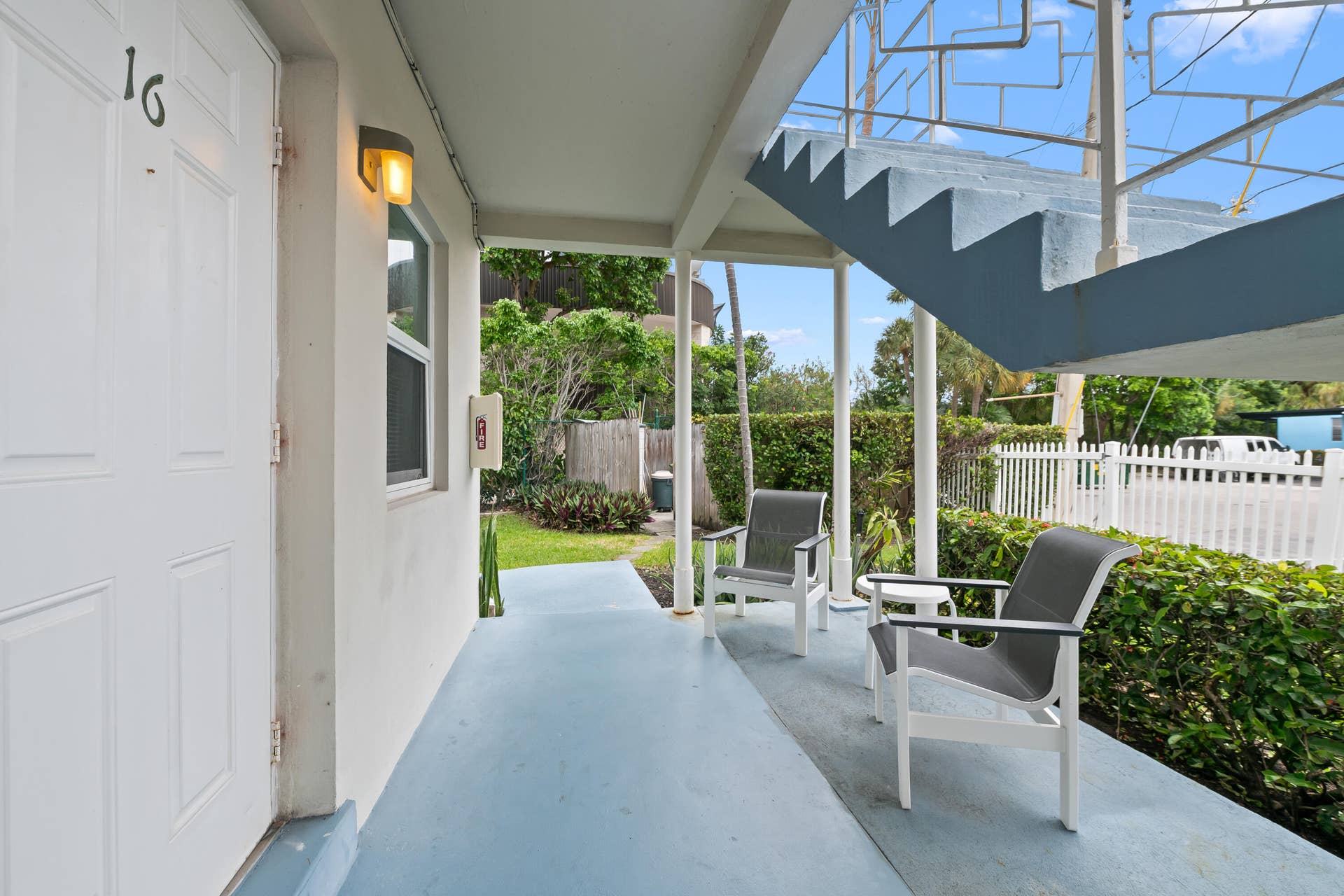 Condo entrance
