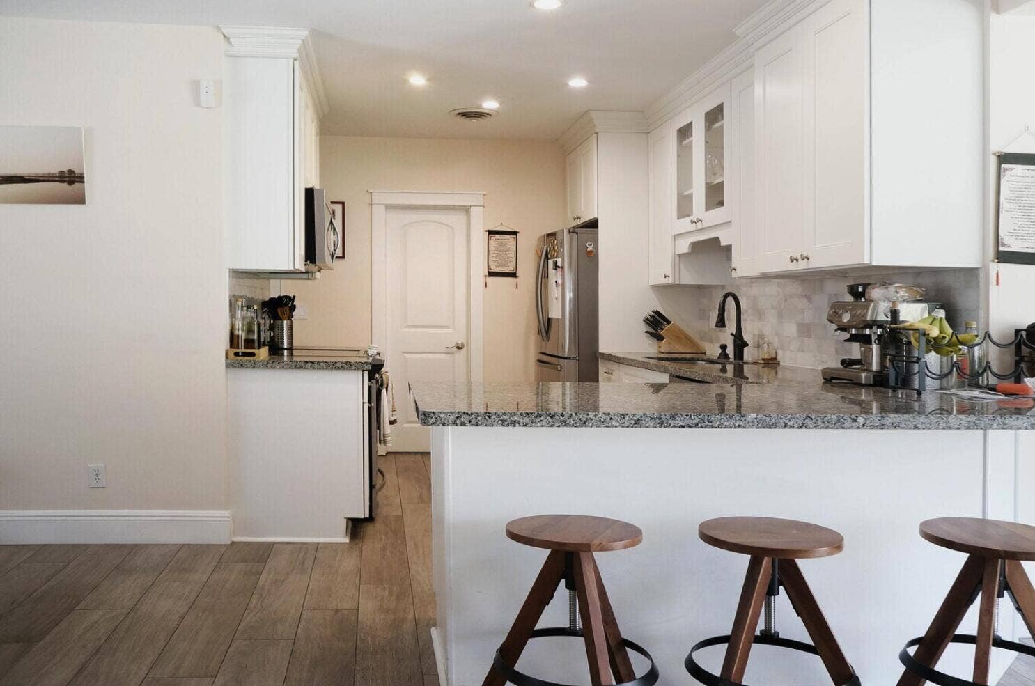 kitchen from bar area