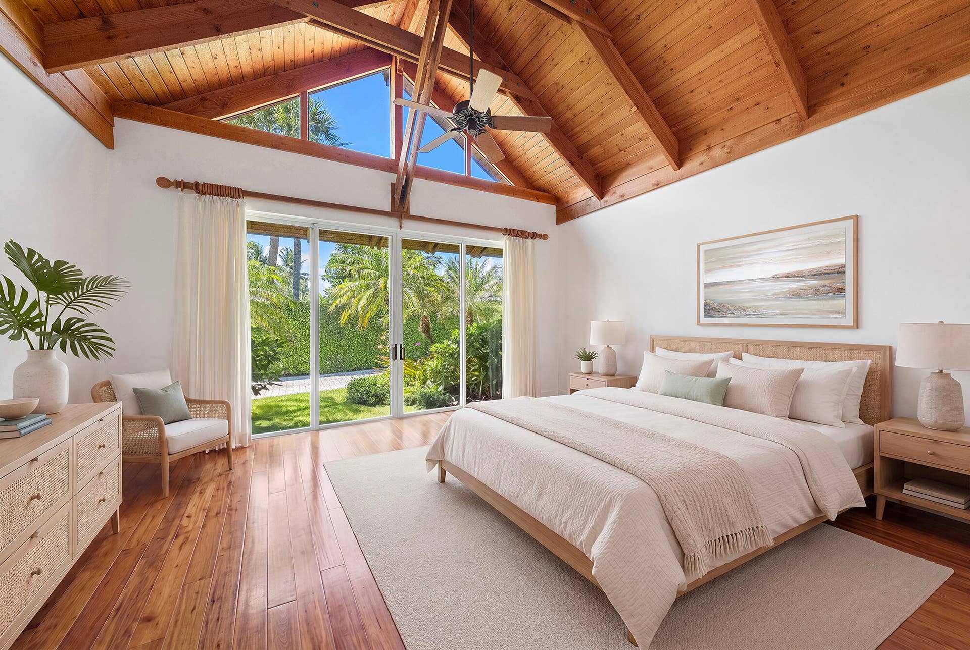 6 La Costa Way, Palm Beach, FL 33480 Bedroom 2 - Virtually Staged