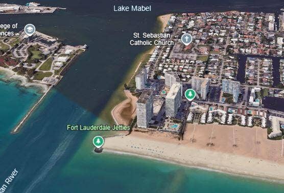 2200 S Ocean Lane, #205, Fort Lauderdale, FL 33316 POA aerial 2