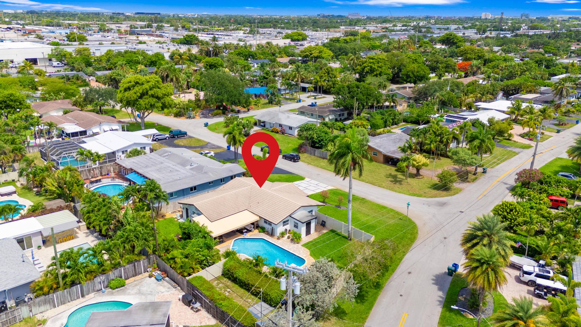 1420 NE 42nd Court, Oakland Park, FL 33334 Home is located on huge corner lot!