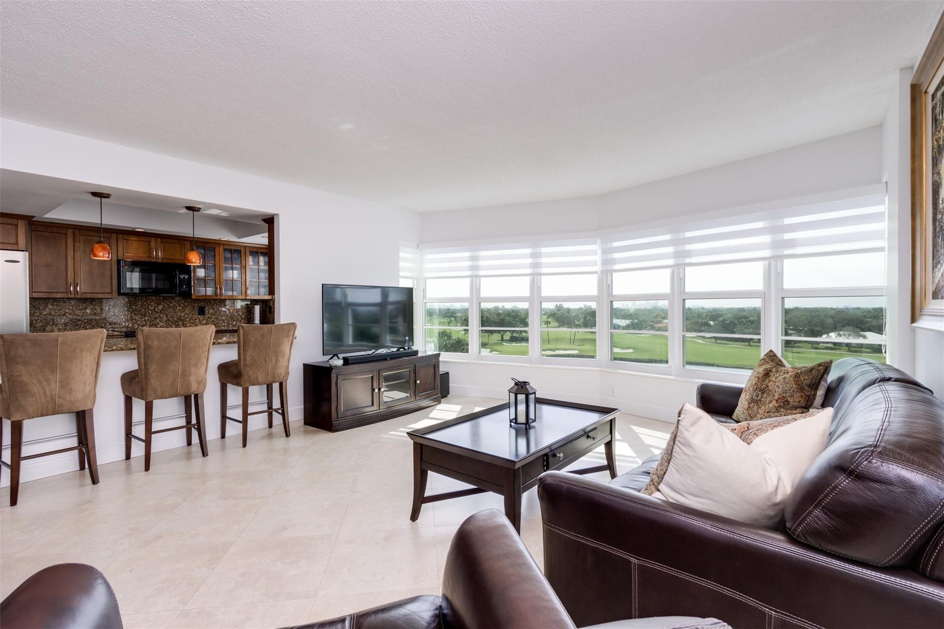 Living area with view