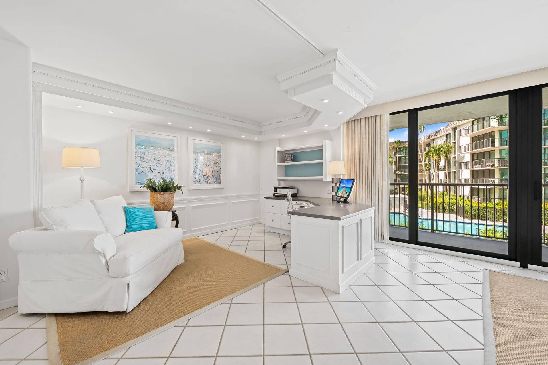 1301 River Reach Drive, #202, Fort Lauderdale, FL 33315 Office/Den can be used for 2nd bedroom. Couch pulls out to a bed.