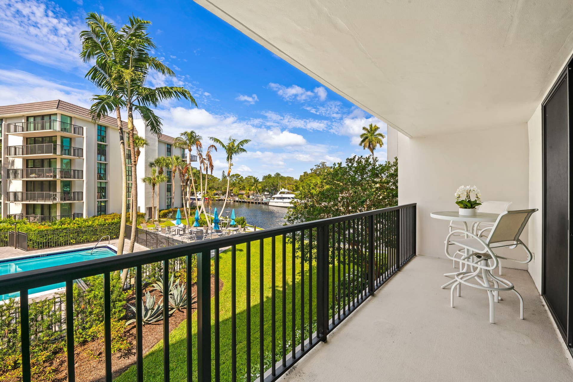 1301 River Reach Drive, #202, Fort Lauderdale, FL 33315 Pool and River Views