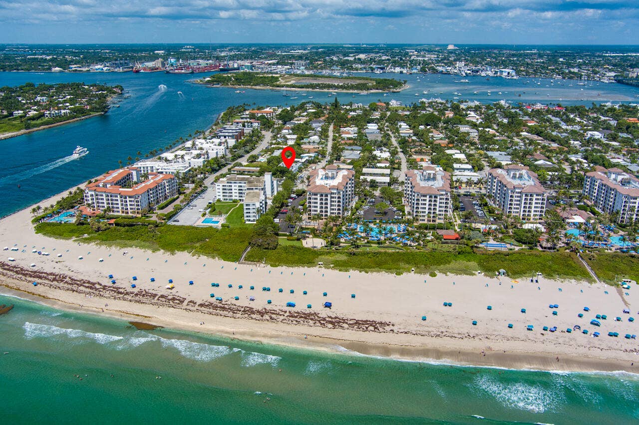 106 Linda Lane, #1, Palm Beach Shores, FL 33404 Aerial View 14