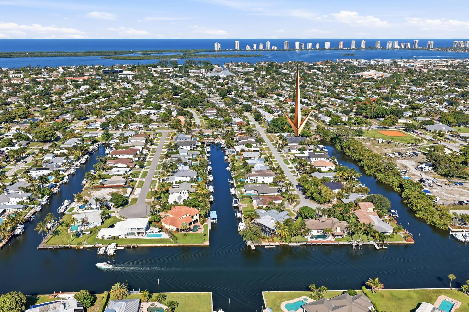 608 Inlet Road, North Palm Beach, FL 33408 AERIAL VIEW