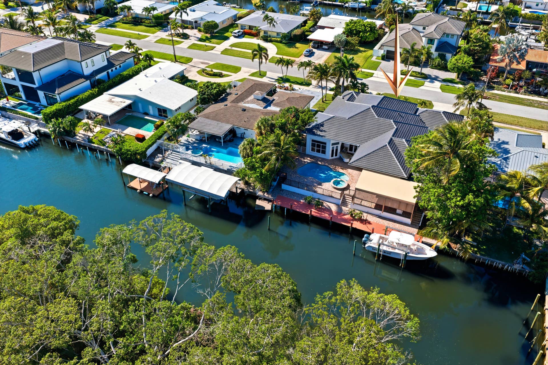 608 Inlet Road, North Palm Beach, FL 33408 AERIAL VIEW