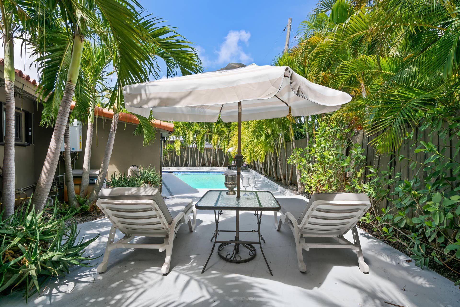 Pool area