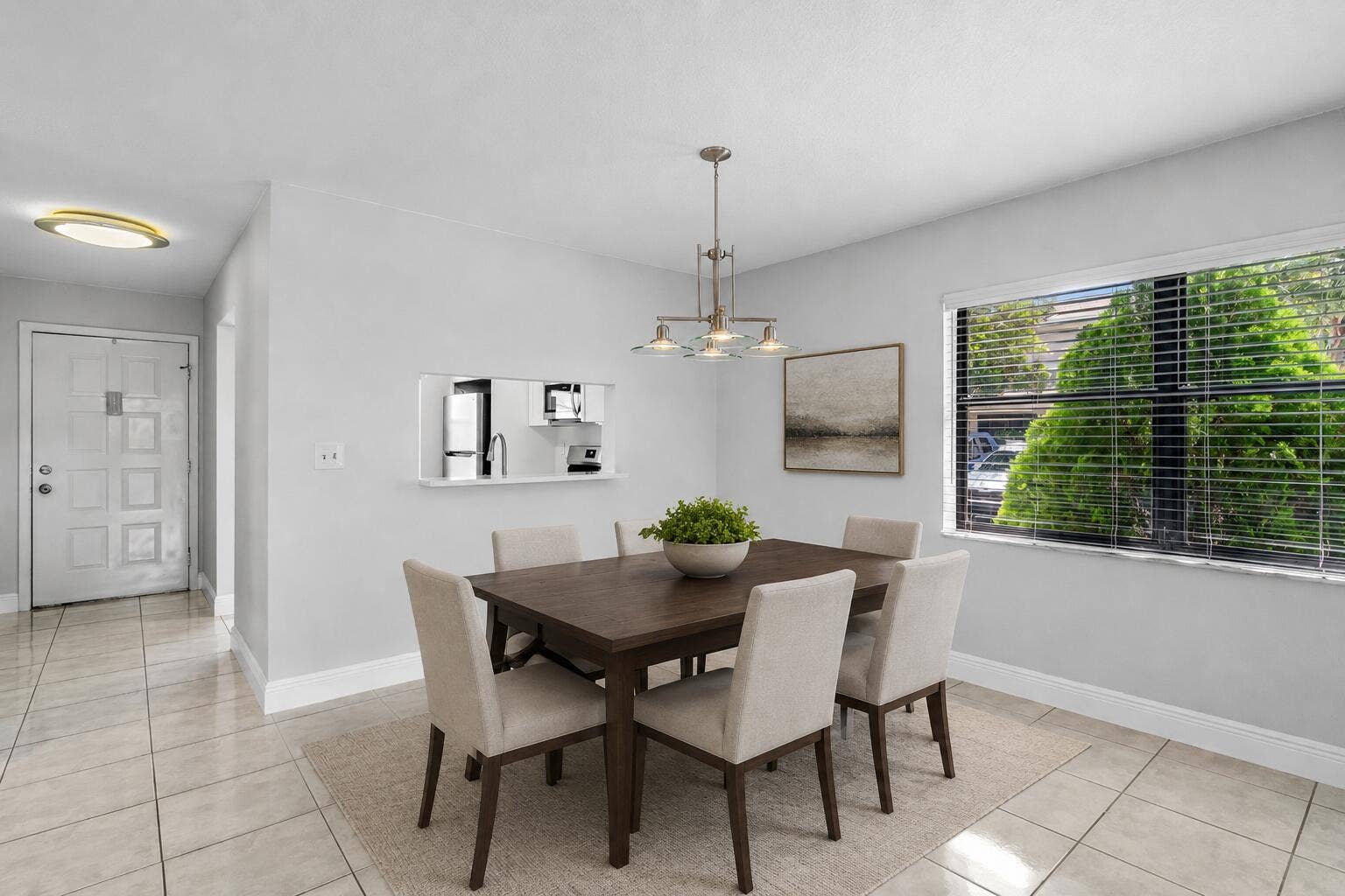 5162 Tennis Lane, Delray Beach, FL 33484 Virtually Staged Dining Area