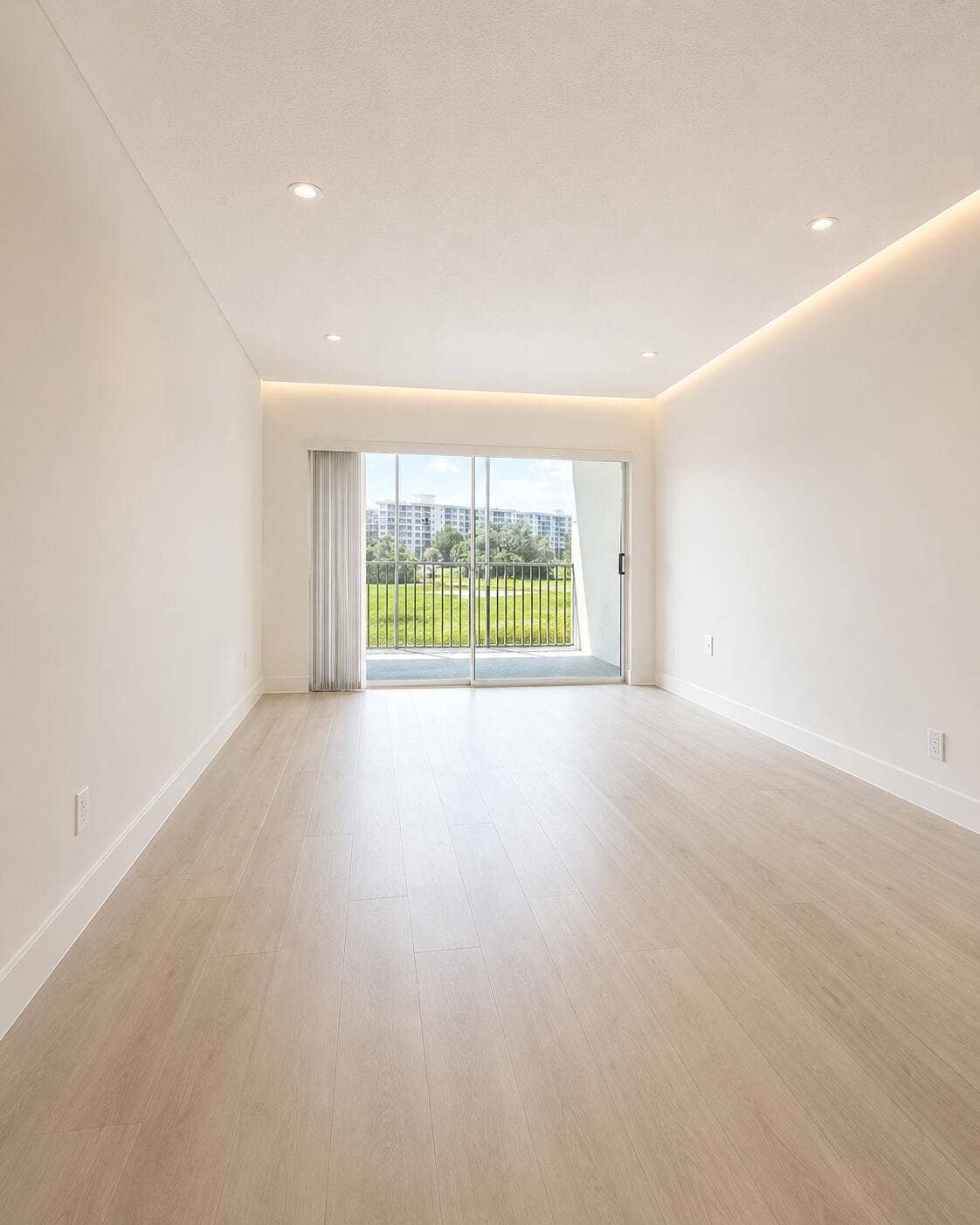 2900 N Palm Aire Drive, #307, Pompano Beach, FL 33069 master bed staging 1