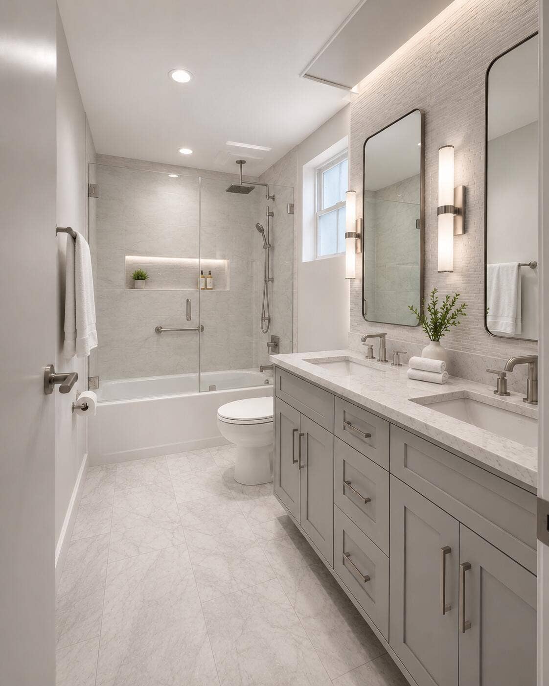 2900 N Palm Aire Drive, #307, Pompano Beach, FL 33069 MASTER BATH STAGING