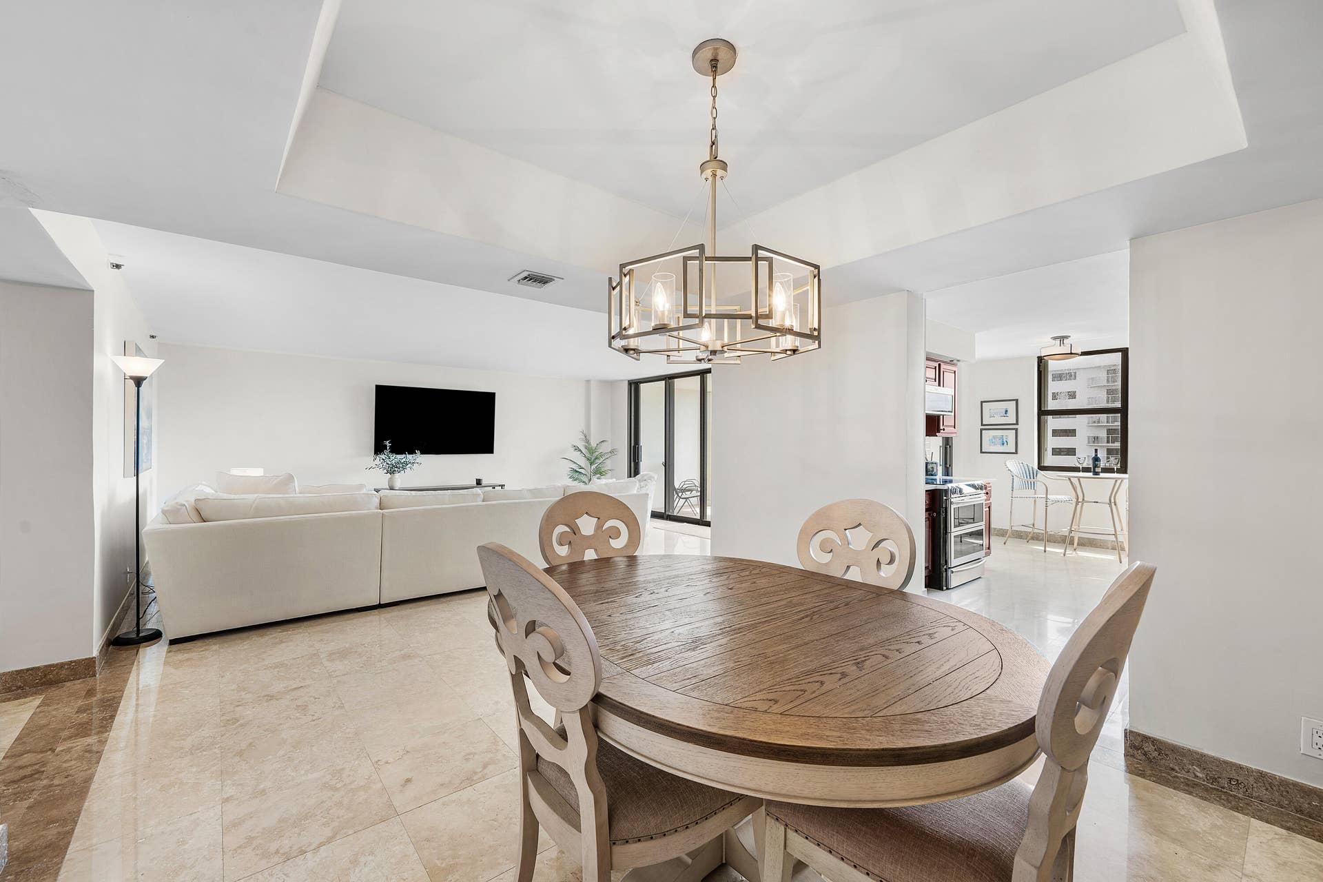 4600 S Ocean Boulevard, #602, Highland Beach, FL 33487 dining/living spaces