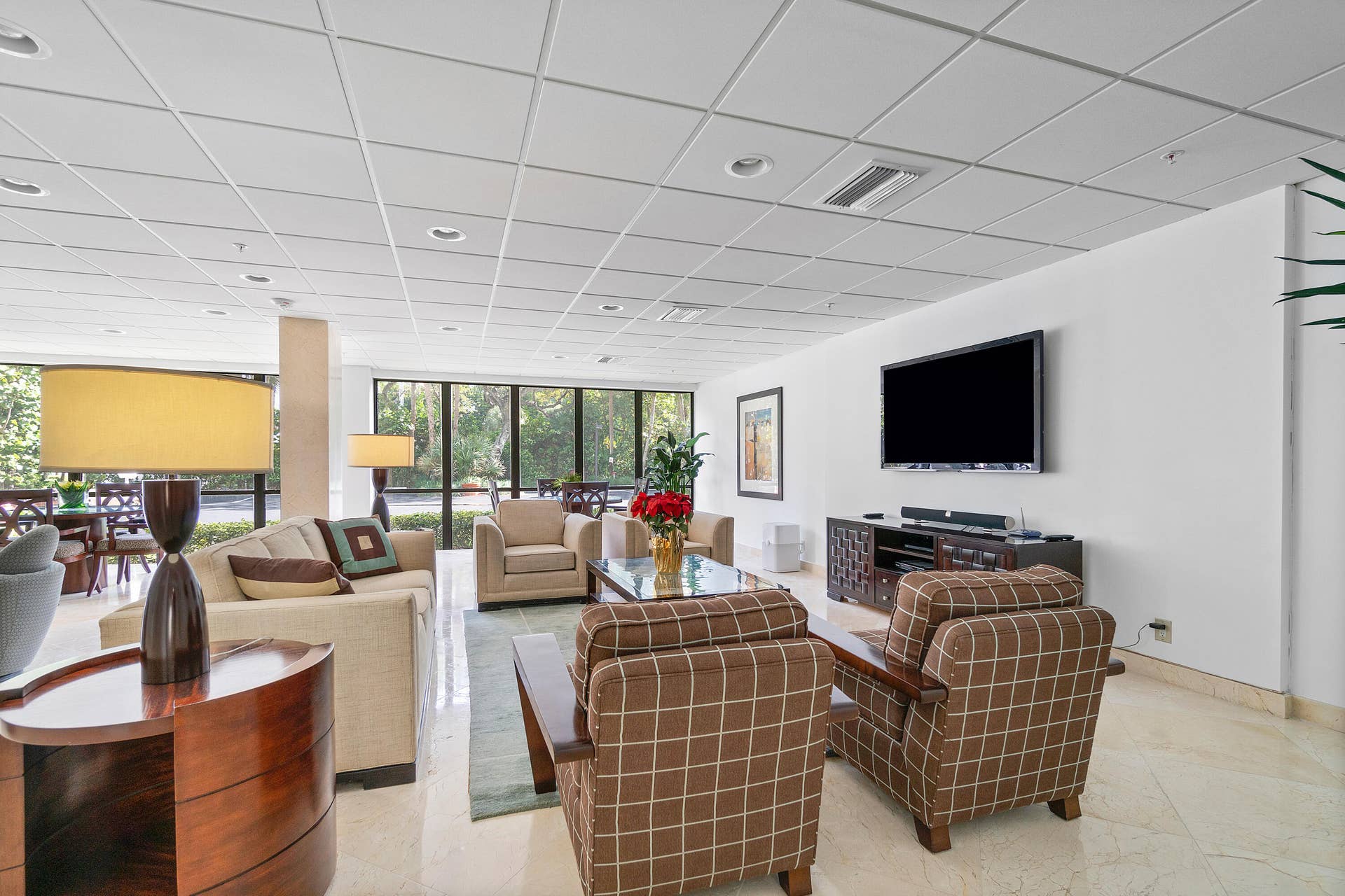 4600 S Ocean Boulevard, #602, Highland Beach, FL 33487 Carron House community room