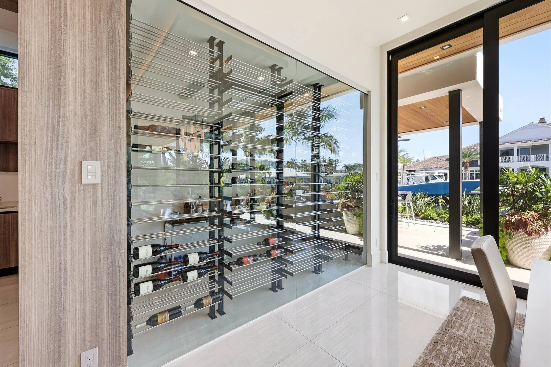 2863 NE 27th Street, Fort Lauderdale, FL 33306 1000 Bottle Temperature Controled Wine Room