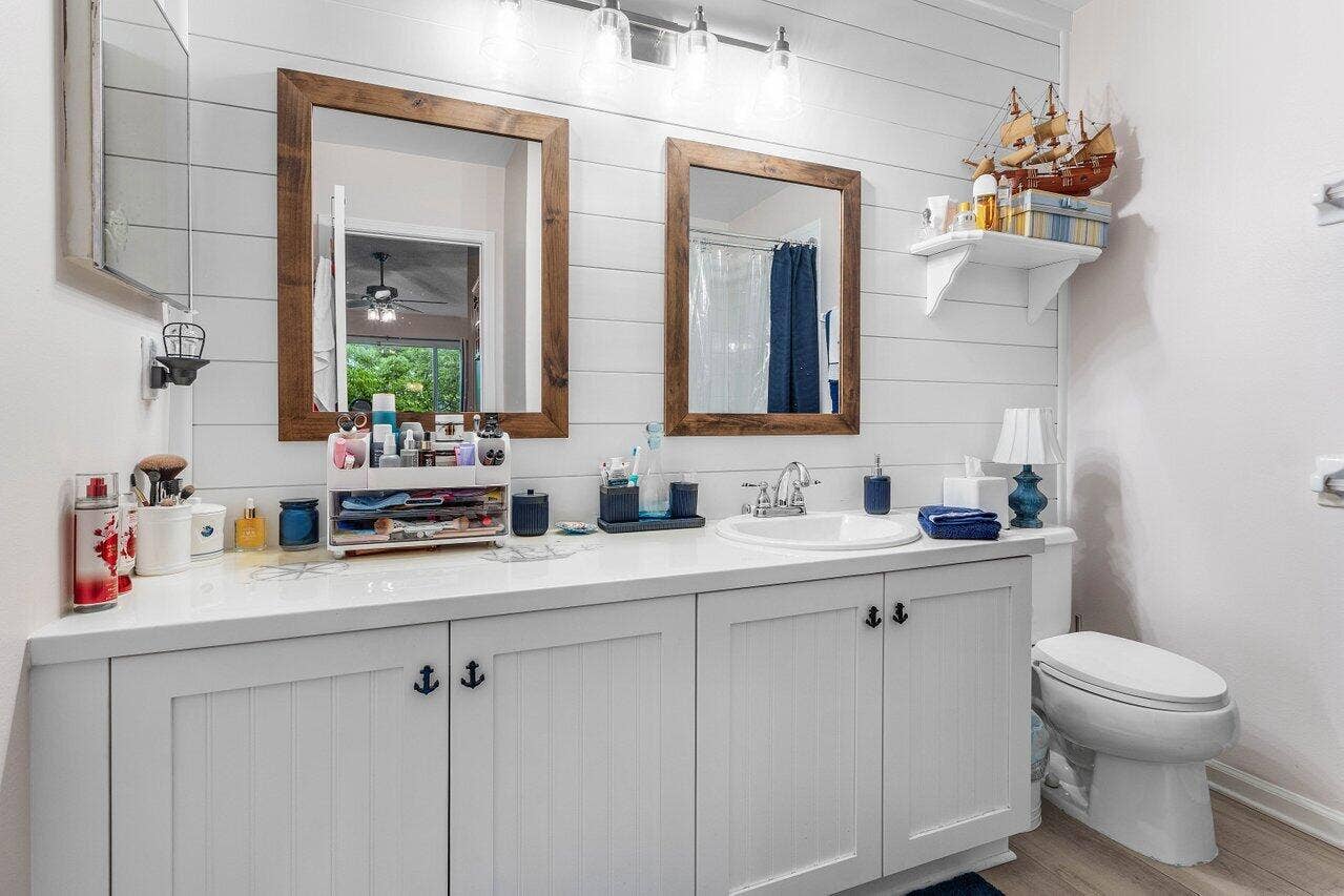 1022 Kokomo Key Lane, Delray Beach, FL 33483 Primary bath with custom counter top