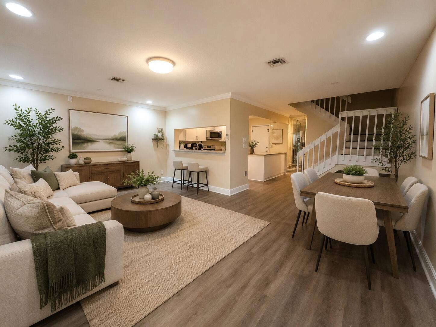 2011 E Discovery Cir E, Deerfield Beach, FL 33442 Virtual staging-open concept living/dining
