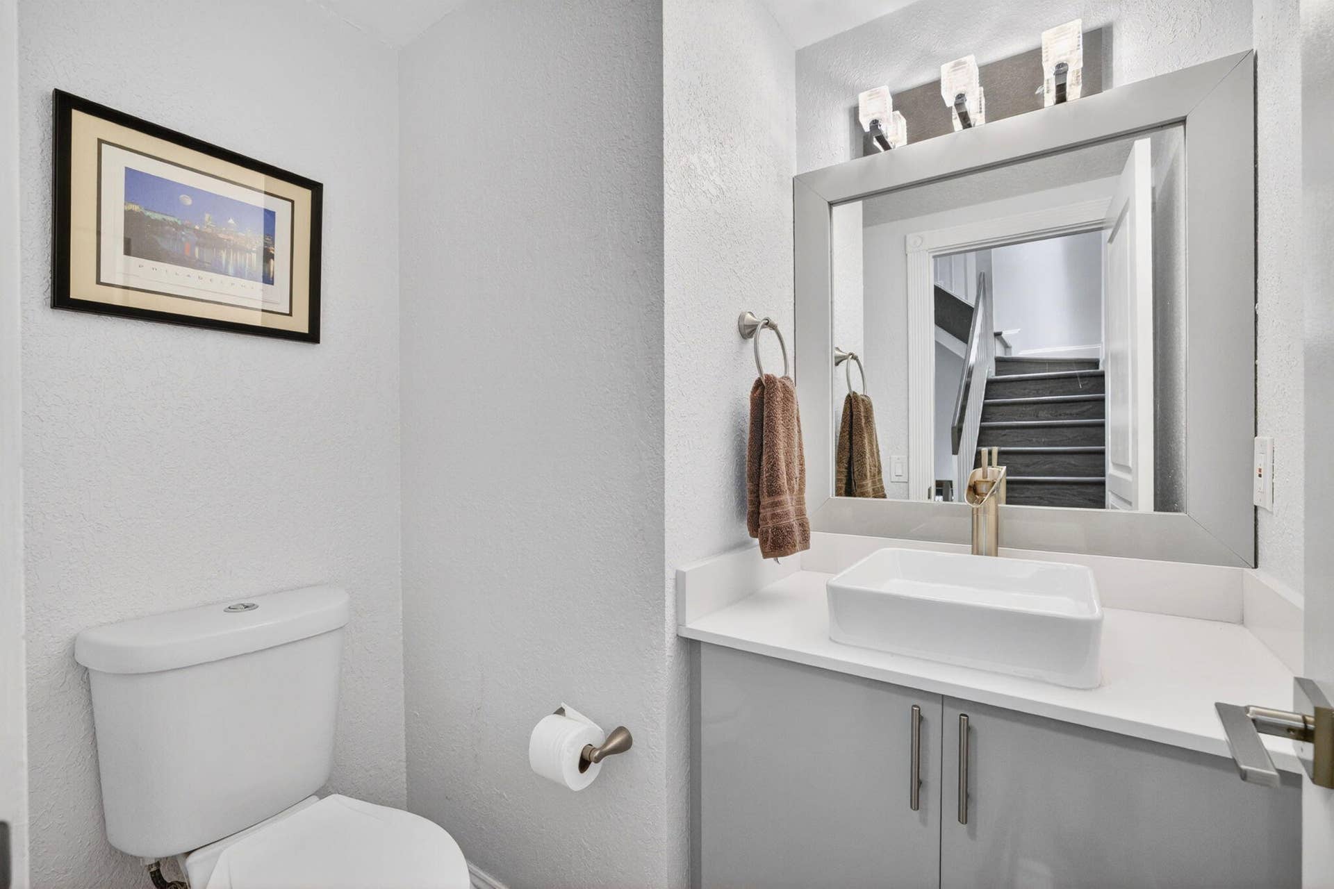 Half Bathroom off Main Living Area