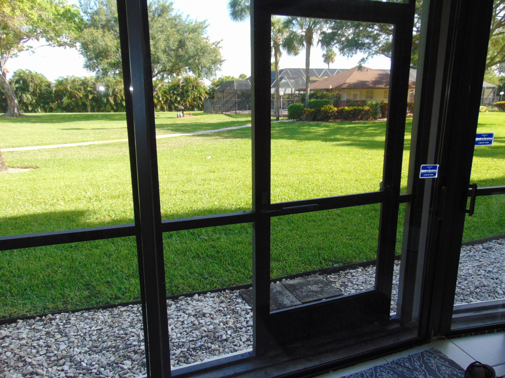 9220 SW 14th Street, #3103, Boca Raton, FL 33428 SCREEN DOOR TO BACK YARD