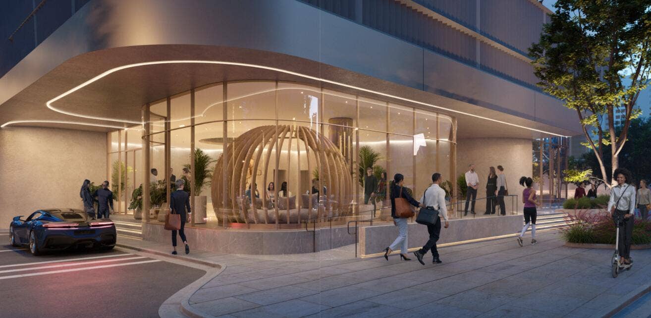 521 E Las Olas Boulevard, #2002, Fort Lauderdale, FL 33301 Andare Lobby Elevation