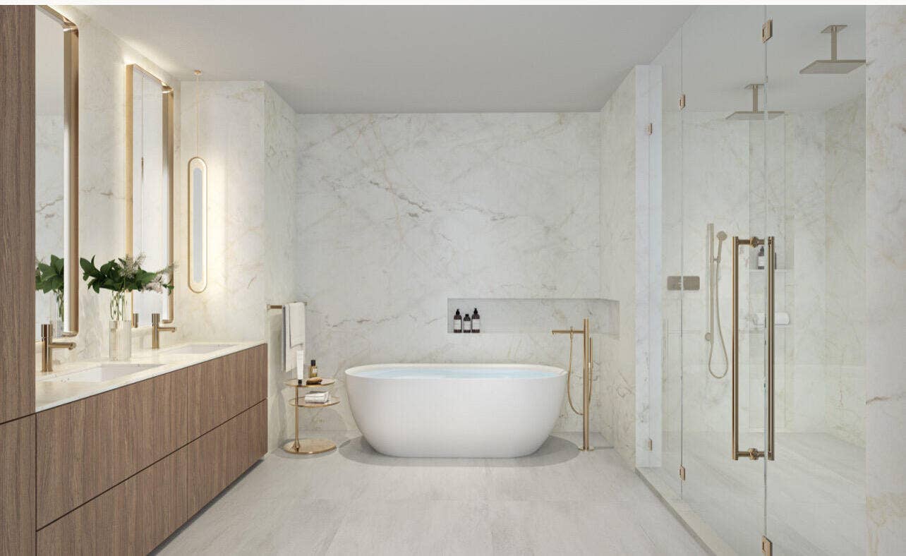 521 E Las Olas Boulevard, #2002, Fort Lauderdale, FL 33301 Andare Primary Bath