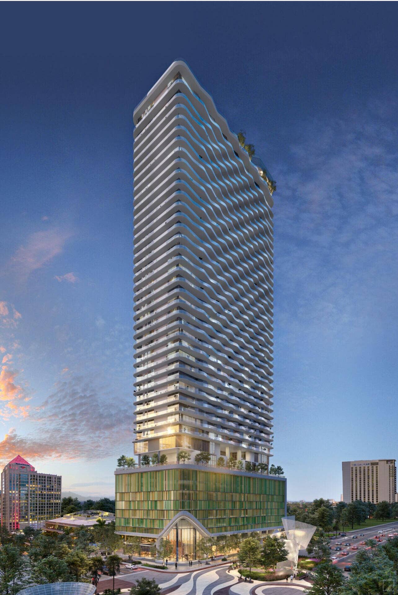 521 E Las Olas Boulevard, #2002, Fort Lauderdale, FL 33301 Andare Elevation