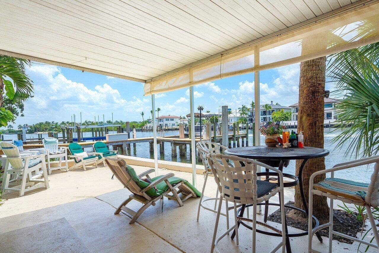 11091 Ellison Wilson Road, North Palm Beach, FL 33408 Outside Patio Waterfront
