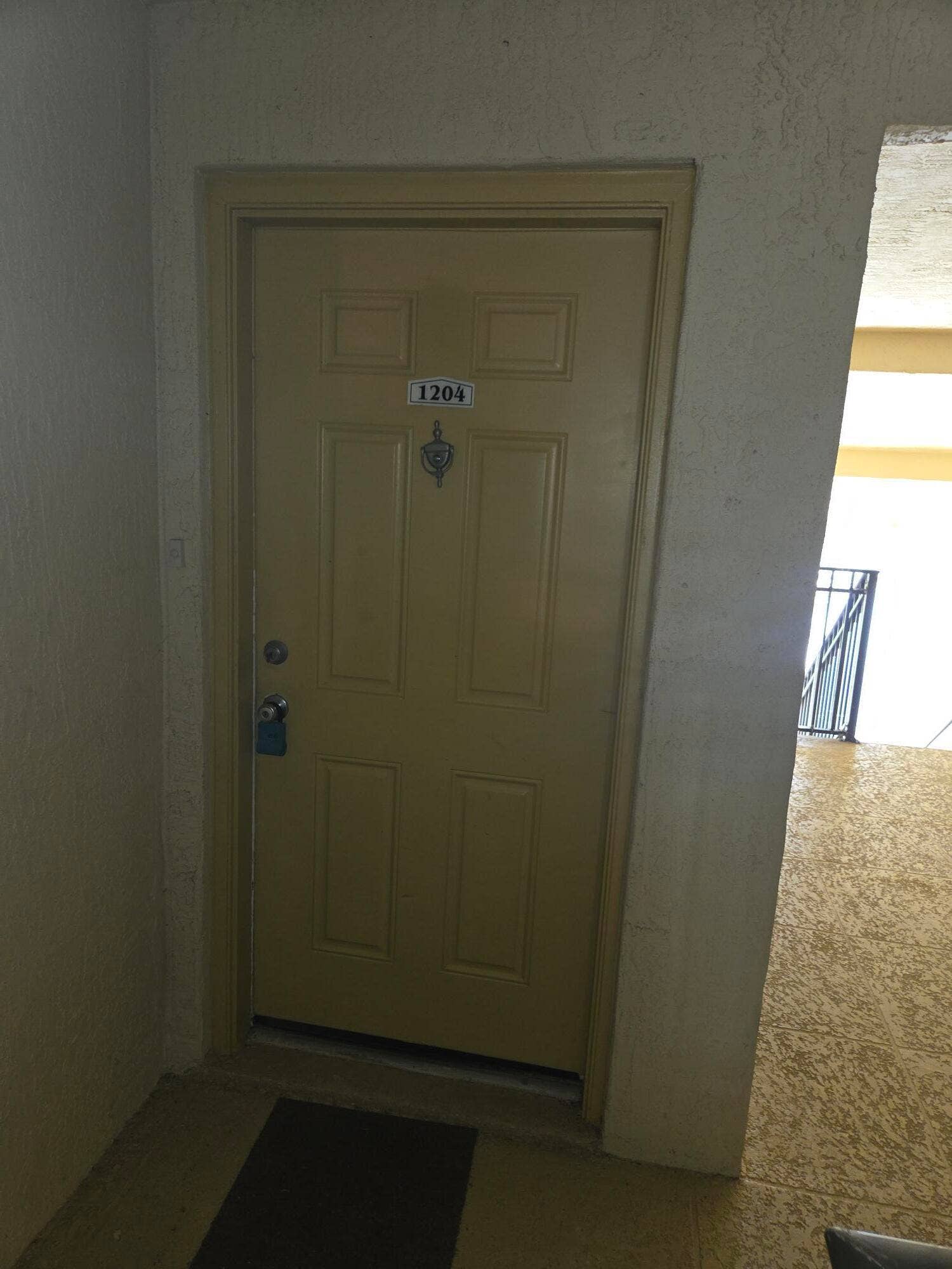 1245 SW 46th Avenue, #1204, Coconut Creek, Pompano Beach, FL 33069 RP Entry Door