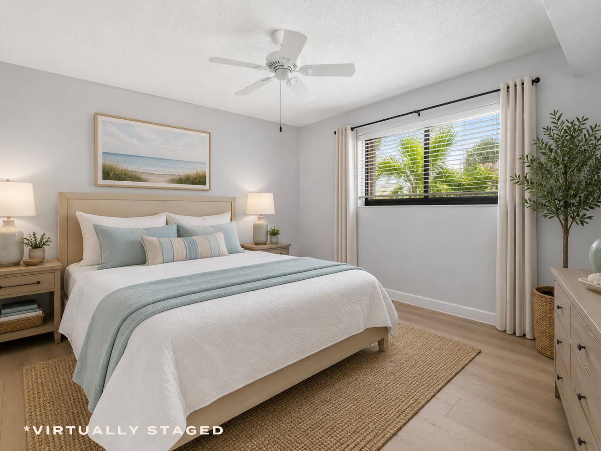 3605 S Ocean Boulevard, #229, South Palm Beach, FL 33480 Guest Bedroom Virtually Staged