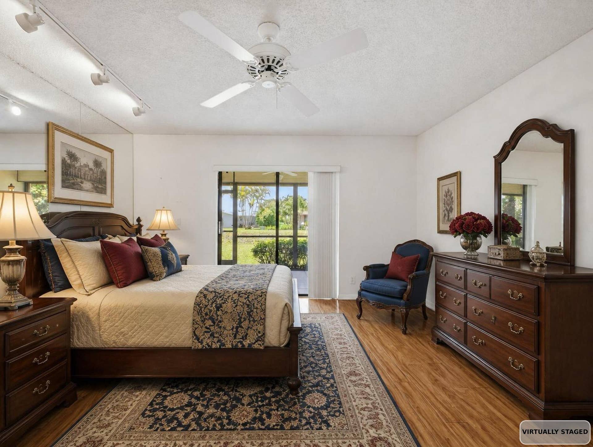 6200 Kings Gate Circle, Delray Beach, FL 33484 Primary Bedroom Staged