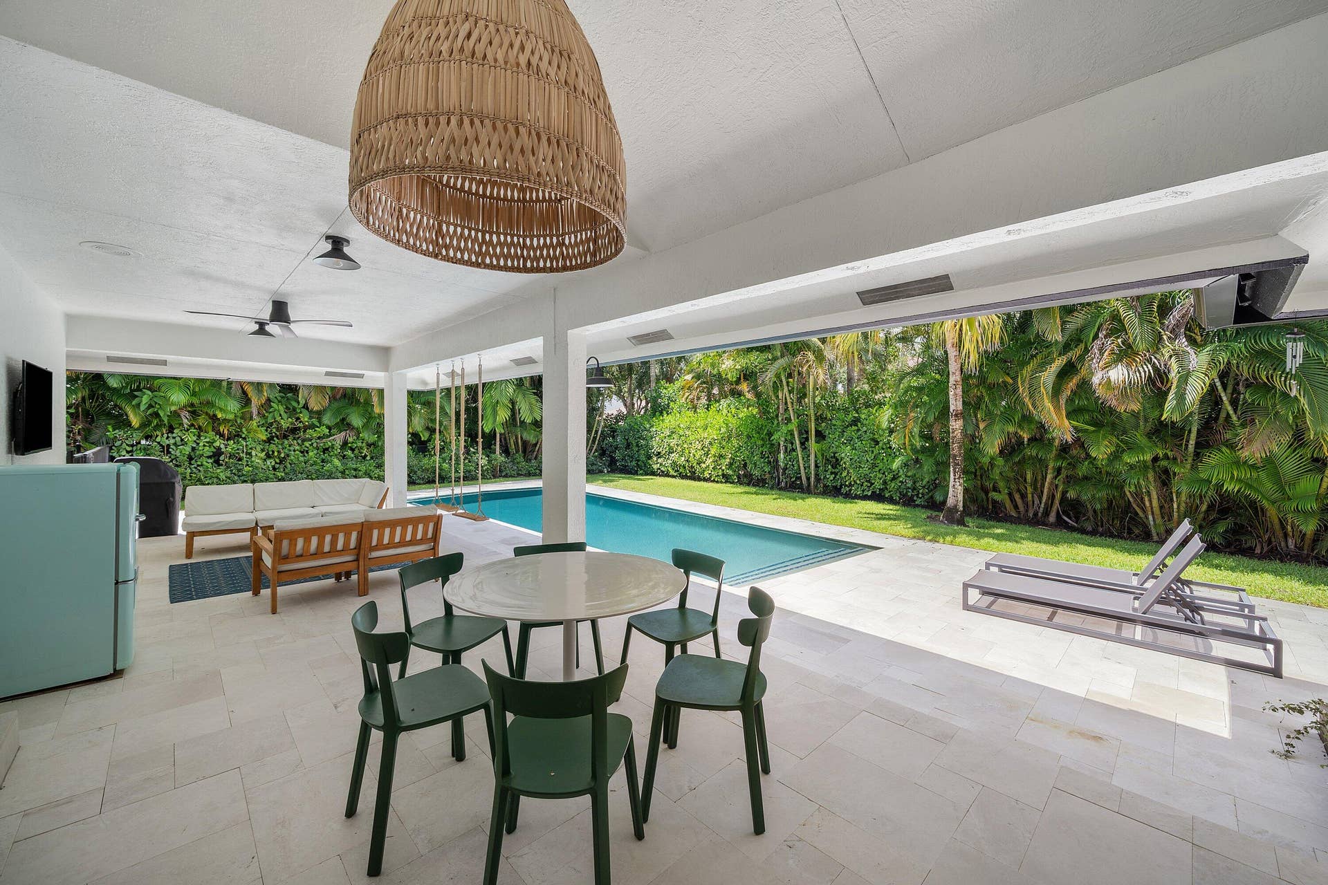 Covered patio