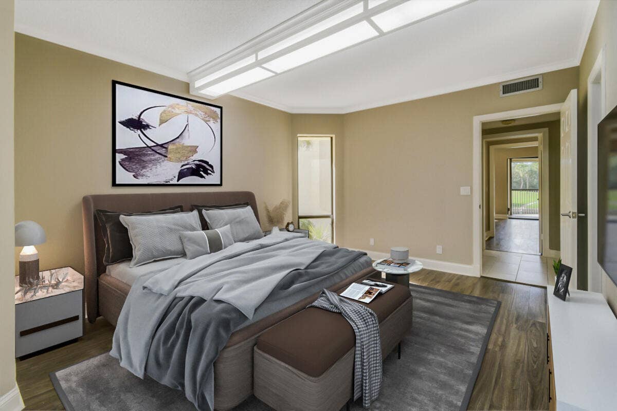 1117 Marine Way E, #K2l, North Palm Beach, FL 33408 Virtual Bedroom 2 to entry