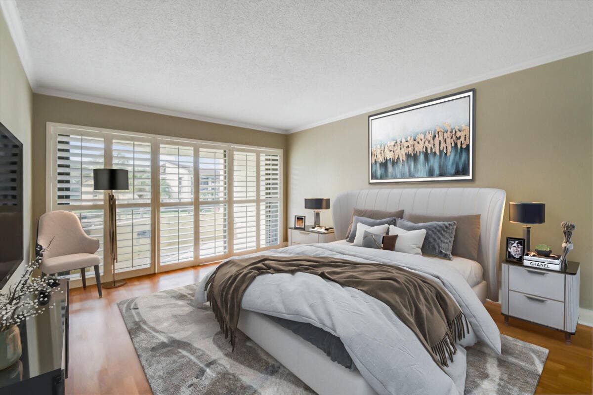 1117 Marine Way E, #K2l, North Palm Beach, FL 33408 43v Master Bedroom to private balcony