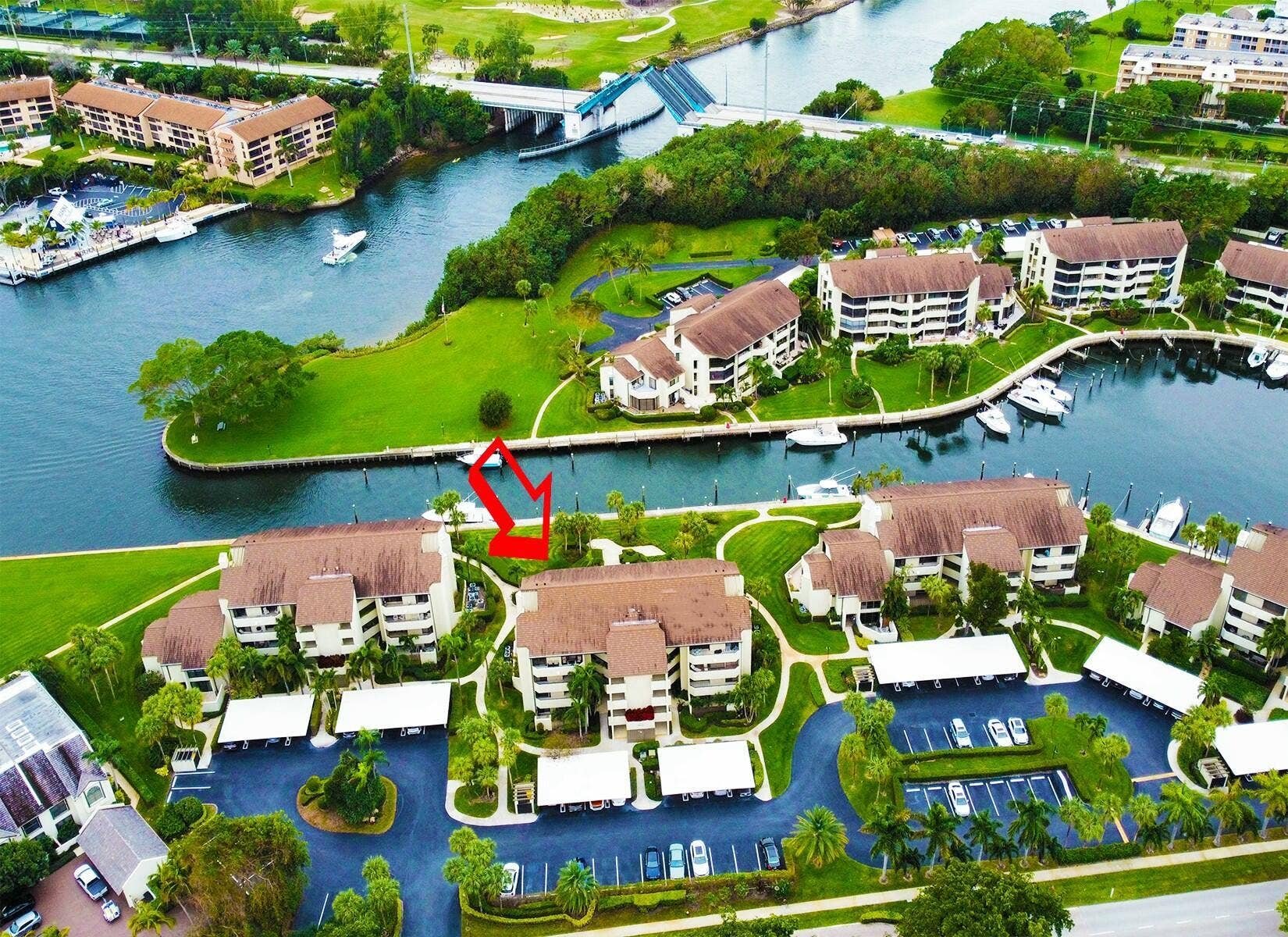 1117 Marine Way E, #K2l, North Palm Beach, FL 33408 Harbor Village Aerial view