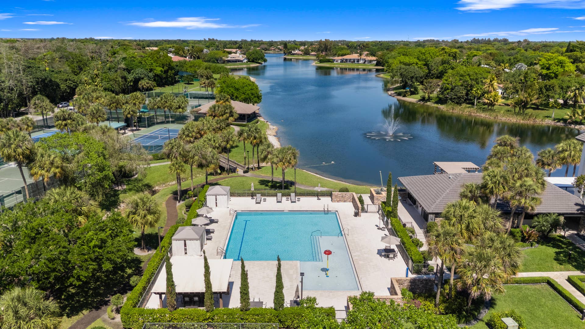 7210 W Cypresshead Drive, Parkland, FL 33067 Pool Aerial