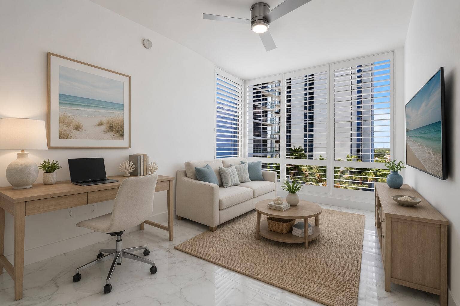 1 Water Club Way, #604, North Palm Beach, FL 33408 den virtually staged
