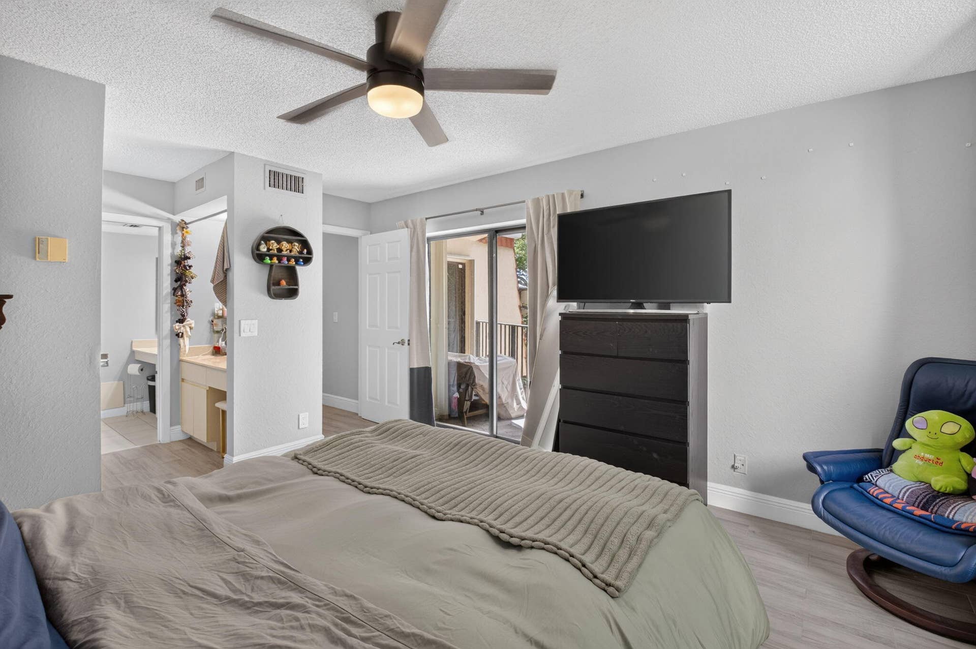 22976 Oxford Place, #C, Boca Raton, FL 33433 Primary Bedroom with Balcony