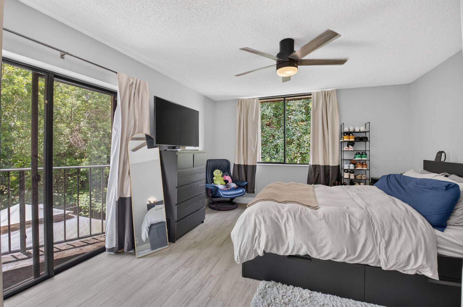 22976 Oxford Place, #C, Boca Raton, FL 33433 Primary Bedroom with Balcony