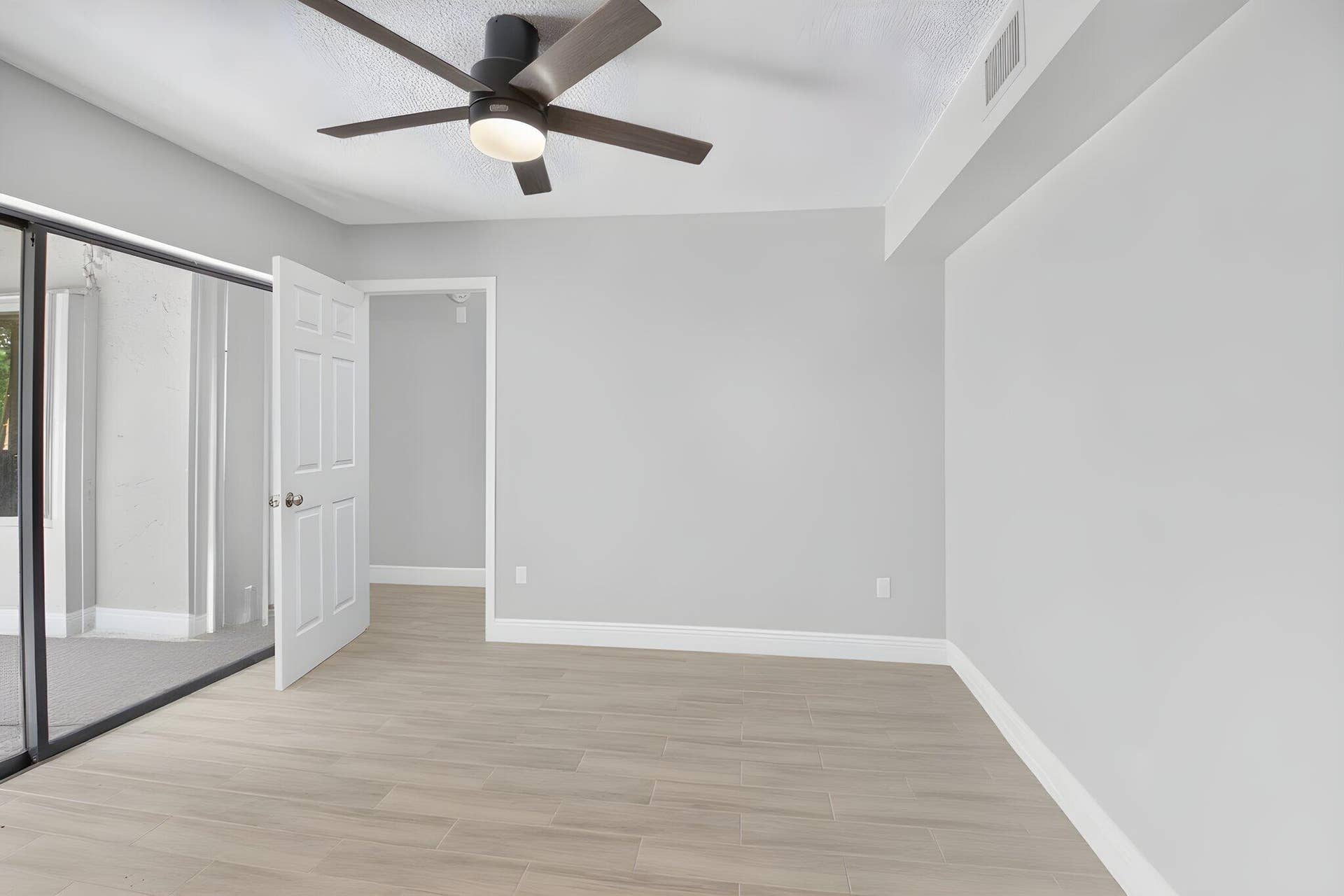 22976 Oxford Place, #C, Boca Raton, FL 33433 Second Bedroom with en suite bathroom and balcony (Ai furniture removed)