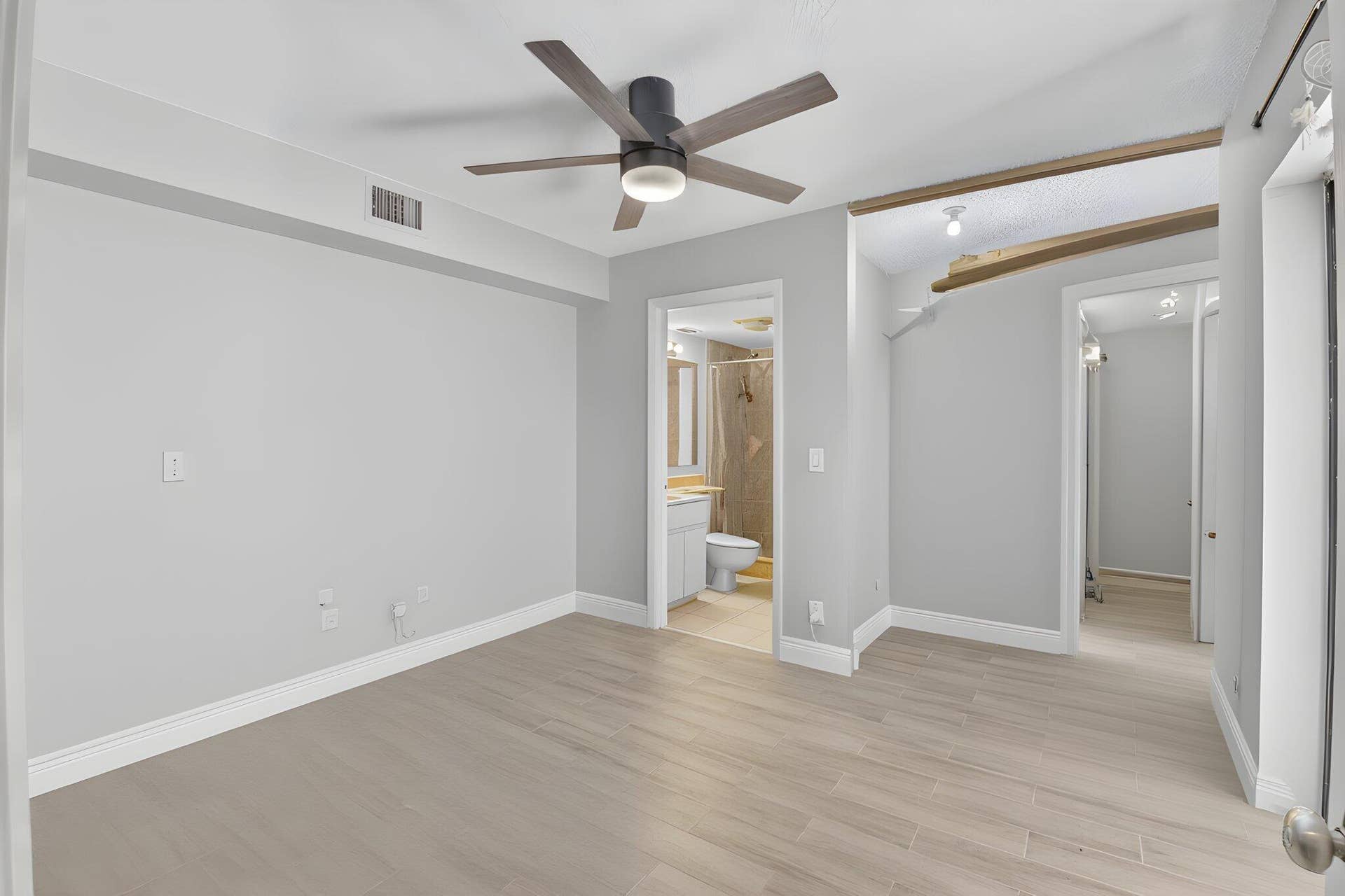 22976 Oxford Place, #C, Boca Raton, FL 33433 Second Bedroom with en suite bathroom and balcony (Ai furniture removed)