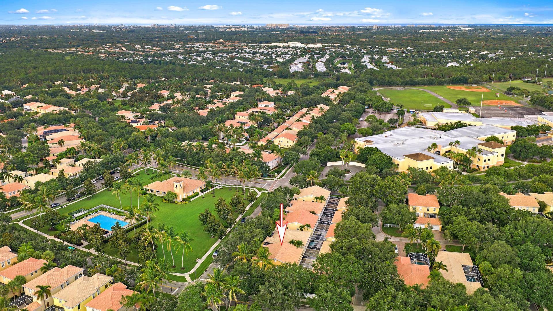 1856 Jeaga Drive, Jupiter, FL 33458 Aerial View