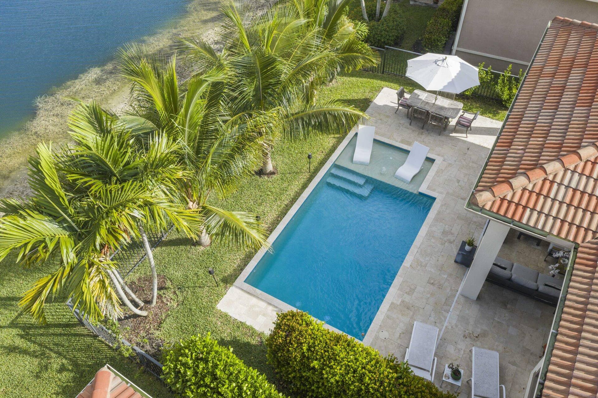 9031 Leon Circle W, Parkland, FL 33076 Aerial Backyard