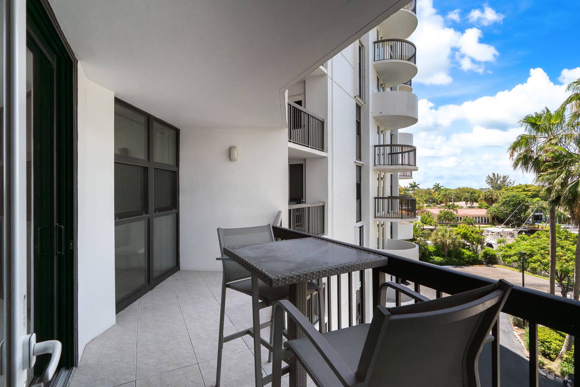 1361 S Ocean Boulevard, #303, Pompano Beach, Pompano Beach, FL 33062 Patio - great view
