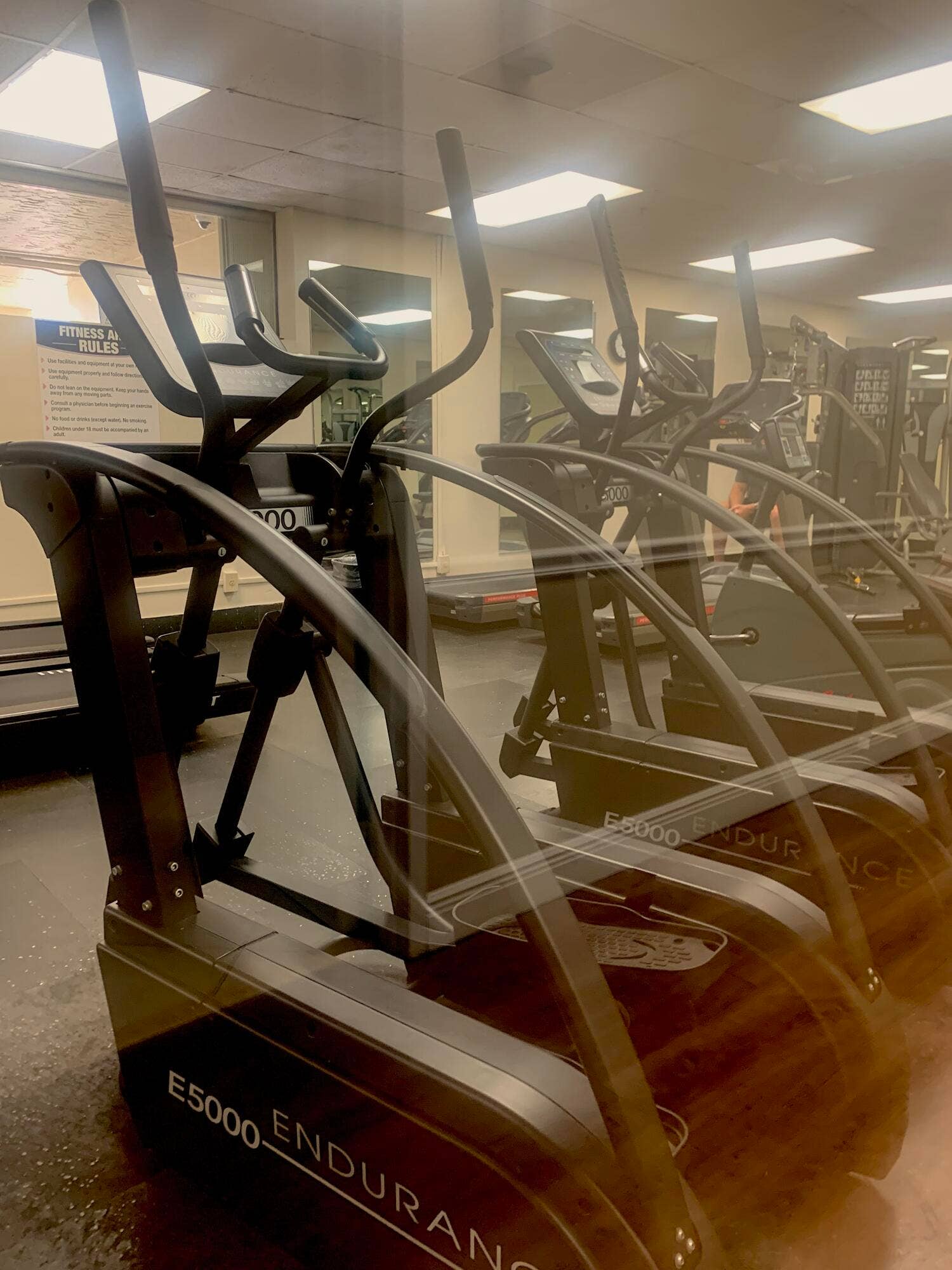 Clubhouse has a gym
