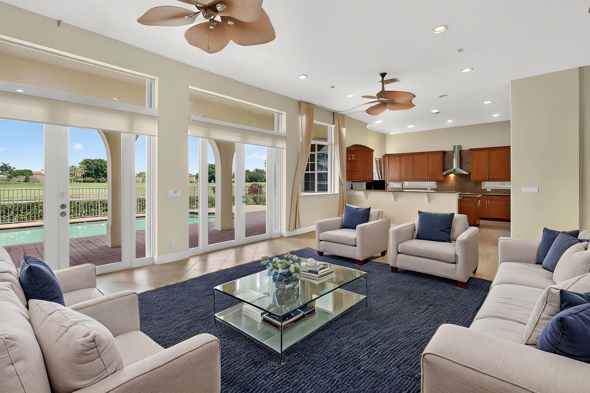 Family Room Staged