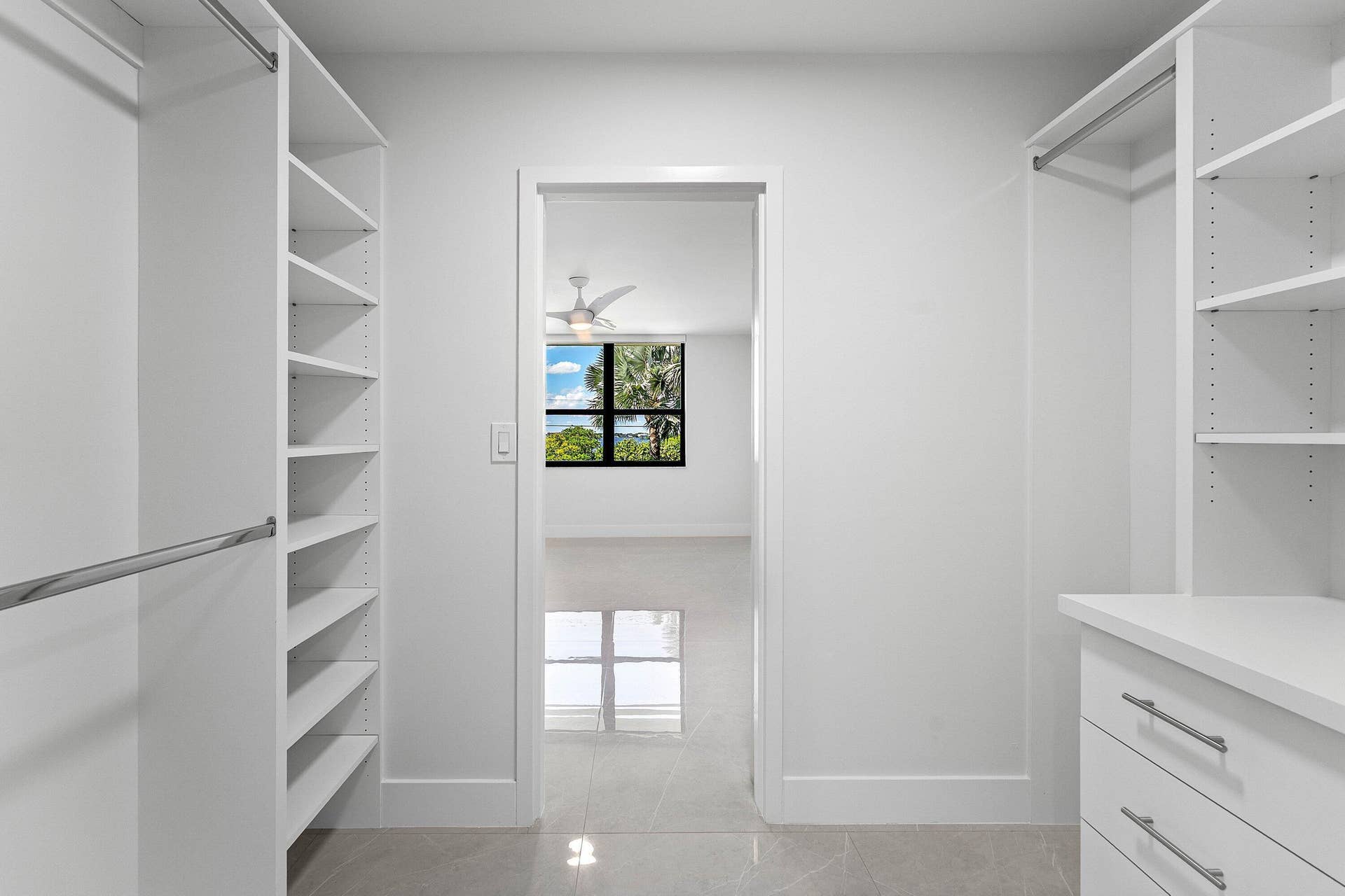 5480 N Ocean Drive, #B1c, Singer Island, Singer Island, FL 33404 Custom Closet in Guest Rm