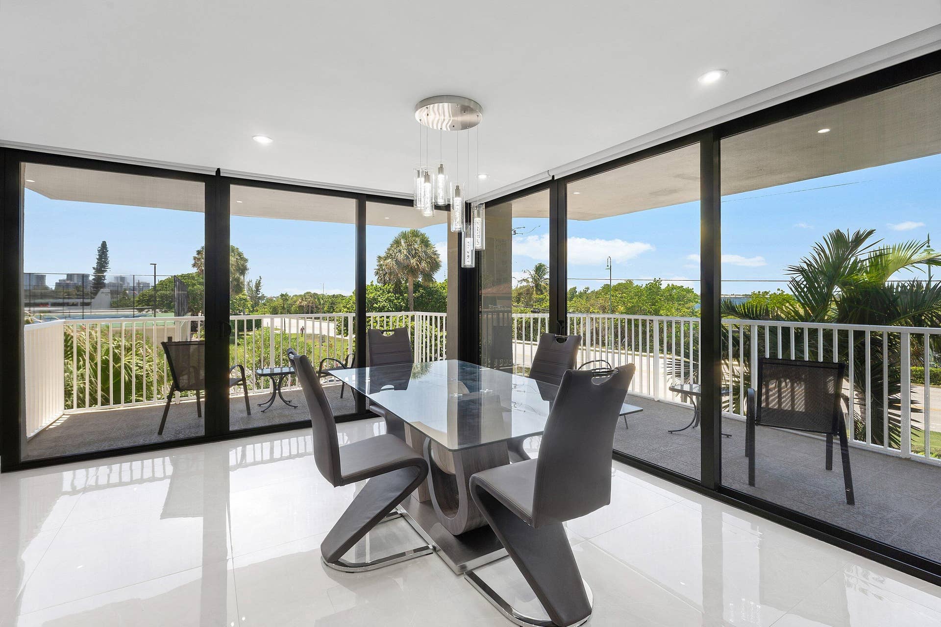 5480 N Ocean Drive, #B1c, Singer Island, Singer Island, FL 33404 Wrap-around Balcony w/ Outdoor Furniture