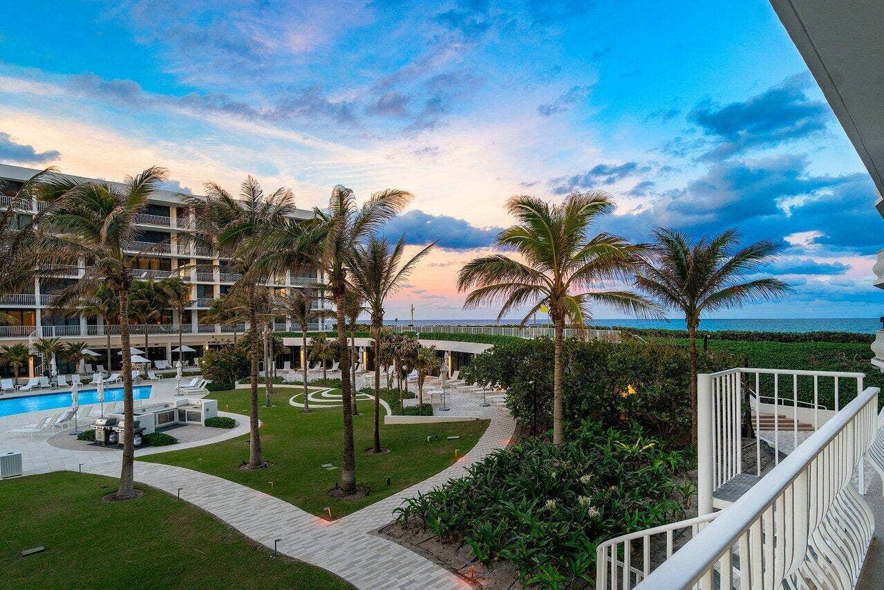 2000 S Ocean Boulevard, #103, Palm Beach, FL 33480 Ocean at Dusk