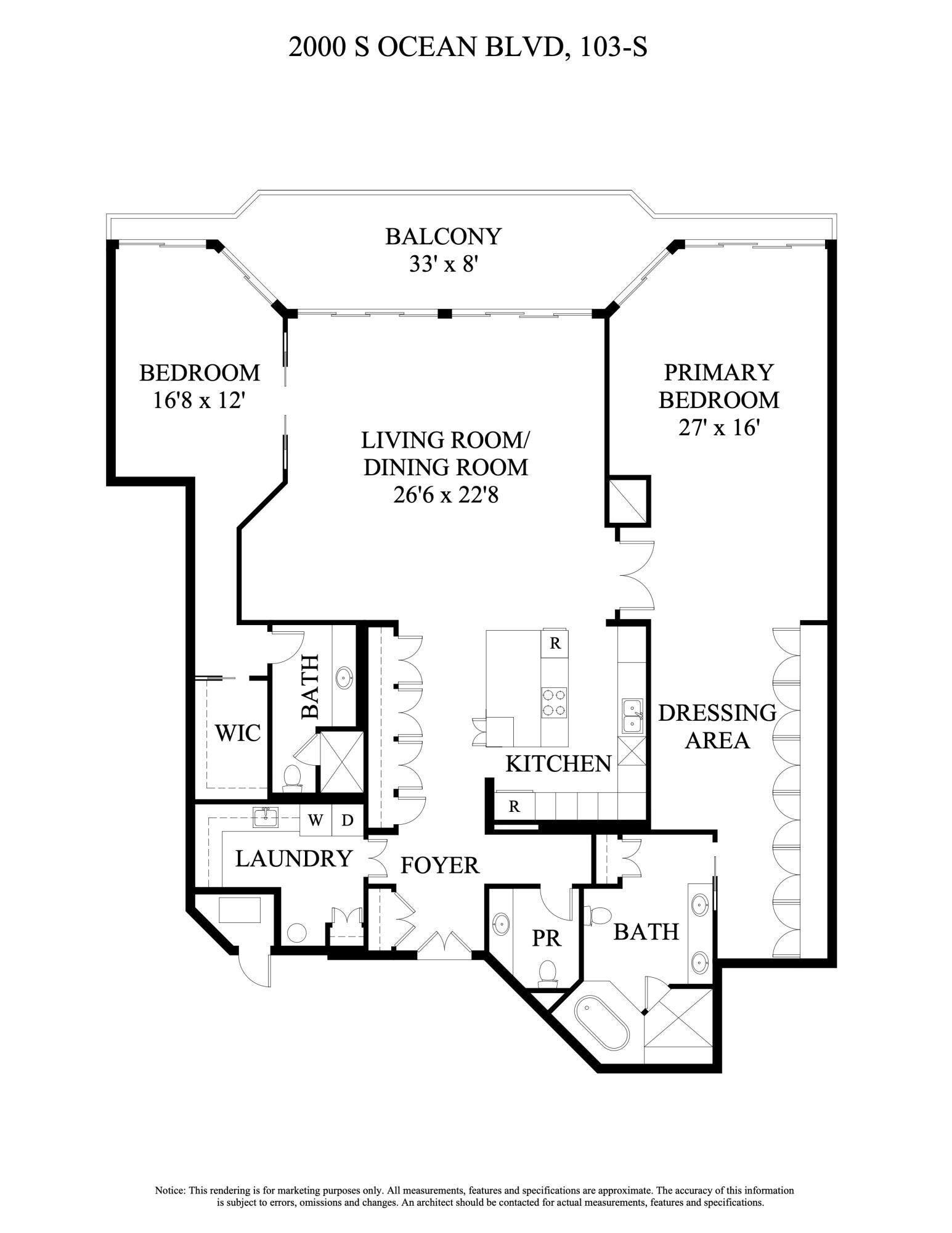 2000 S Ocean Boulevard, #103, Palm Beach, FL 33480 2000 S OCEAN BLVD, 103-S