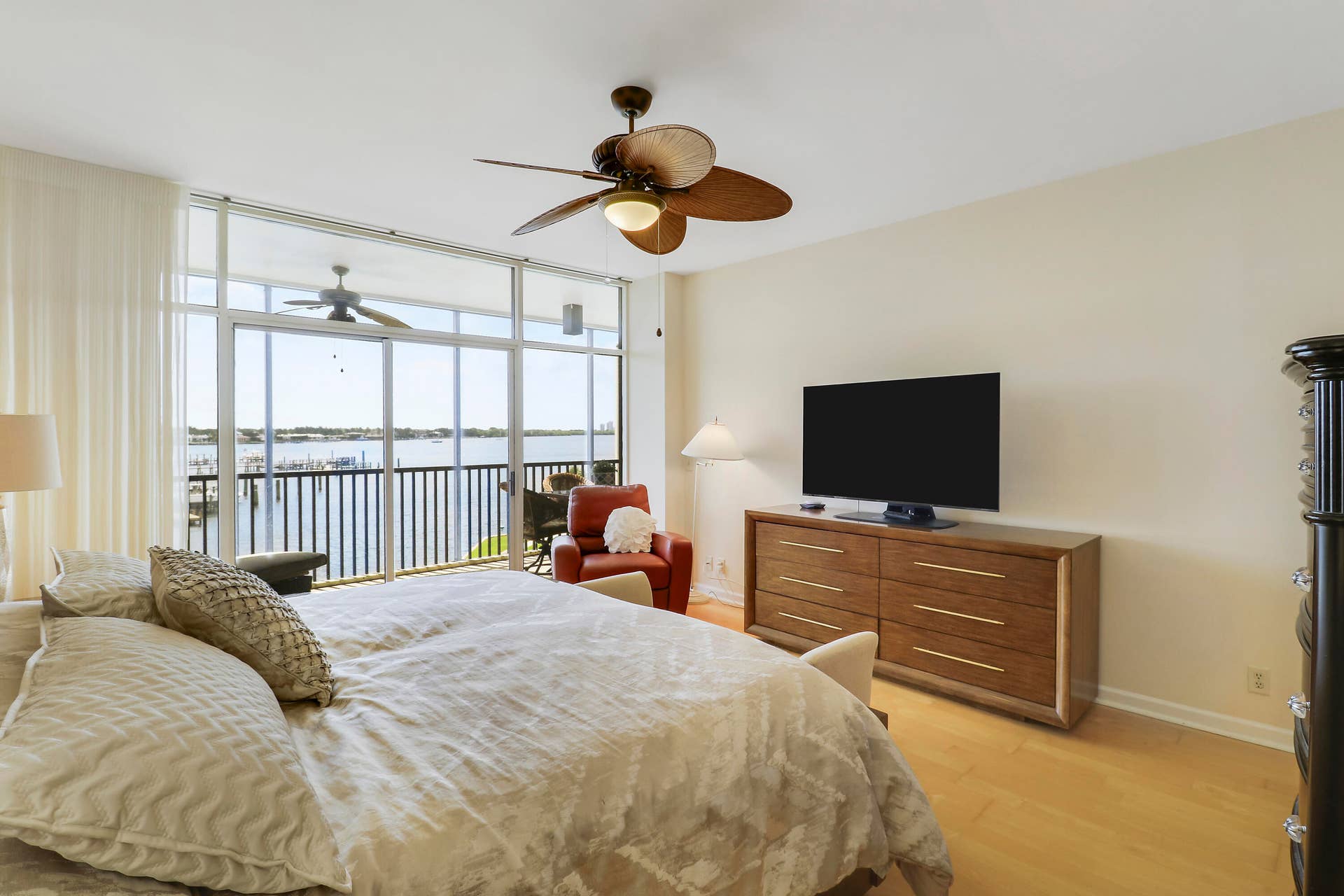 11370 Twelve Oaks Way, #416, North Palm Beach, FL 33408 Primary BR/Balcony Access