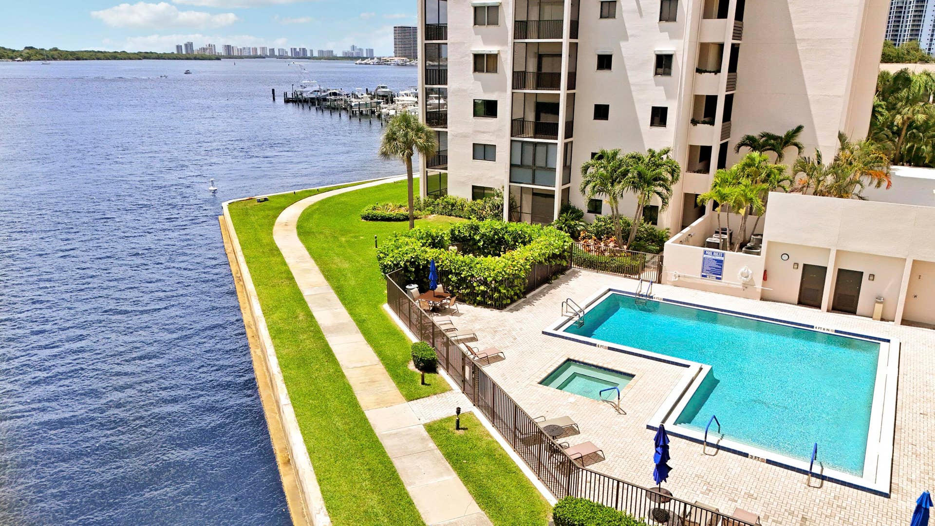 11370 Twelve Oaks Way, #416, North Palm Beach, FL 33408 Balcony View from Unit